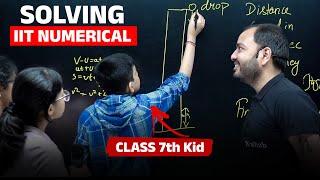 7th Class Student Solving JEE Problems LIVE WITH ALAKH SIR 