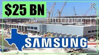 $25 BN MEGA Chip Factory | Samsung's Taylor, Texas Construction