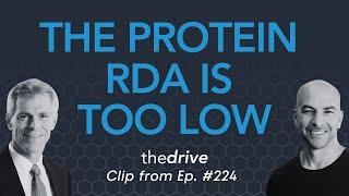 The current recommended dietary allowance (RDA) for protein is too low | Don Layman & Peter Attia