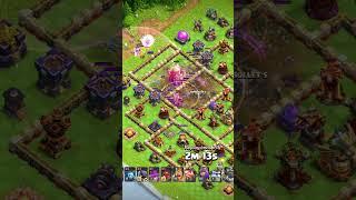 Insane FIREBALL Value with only 2 invis spells | Clash Of Clans