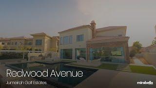 Redwood Avenue Villa For Rent in Jumeirah Golf Estates Villa | 6 Bedrooms | Golf and Lake View