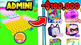 SPENDING $100,000 to get INFINITE SECRET PETS in Pet Simulator Z! (Roblox)