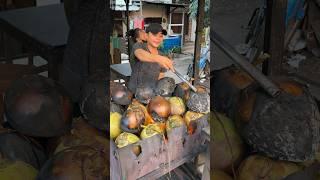 Must Try! Roasted Hot Coconut Water in Indonesia