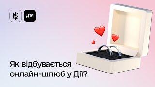 Як відбувається онлайн-шлюб у Дії?