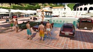 GTA 5 ONLINE | CAR MEET BATHING #6 | STANCED CAR MEET AND CRUISE