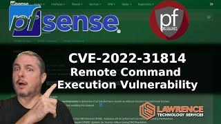 Remote Command Execution pfsense pfblocker ️CVE2022-31814