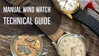 How do I wind a mechanial manual wind watch?