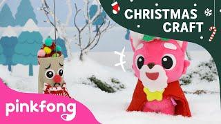 How to make Santa's Reindeer | Christmas Carols | Craft for Kids | Pinkfong Songs for Children