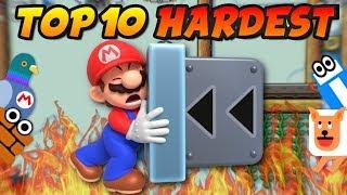 Top 10 Hardest Story Mode Levels in Mario Maker 2!