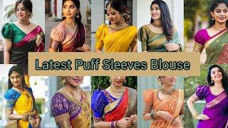 Latest Puff Sleeves Designs 2025 | Blouse Designs | Blouse Sleeves Design Ideas |  Baju Ki Designs |