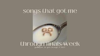 songs that got me through finals week │a warm playlist to celebrate the new year