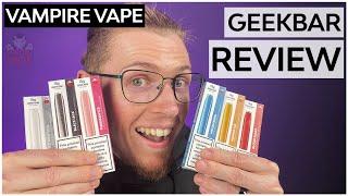 Vampire Vape x GEEK BAR Disposable Vape Review