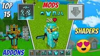 Top 5 Epic ModsFor Minecraft PE || Best Minecraft Mods1.21+