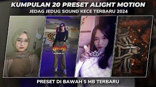 KUMPULAN 20 PRESET ALIGHT MOTION SOUND KECE TERBARU 2024 | PRESET DIBAWAH 5MB