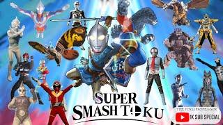 If Smash Bros. Had Toku Characters | Godzilla, Ultraman, Kamen Rider, Super Sentai, Gamera TOKUSATSU