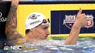 Caeleb Dressel wins 100m free at Trials with fastest time this year | NBC Sports