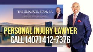 Personal Injury Lawyer | Call Top Personal Injury Attorney, The Emanuel Firm, P.A.