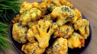 A simple and delicious recipe for fried broccoli in batter.