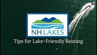 Tips for Lake-Friendly Boating from NH LAKES