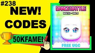 *NEW* Codes DANCE FOR UGC 2 December 2024 Today - Roblox Free UGC