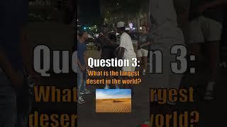 What is the largest desert in the world?