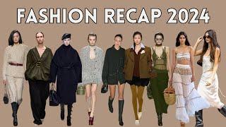 2024 Fashion Trends Recap | Summer, Fall & Winter Highlights