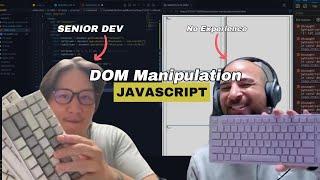 Teaching my 40 year old student with no experience programming | DOM Manipulation