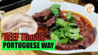 Beef tongue, Portuguese way | Língua de vaca estufada
