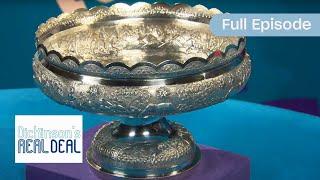 Very Pretty Indian White Metal bowl with High £ Label | Dickinson's Real Deal | S12 E08