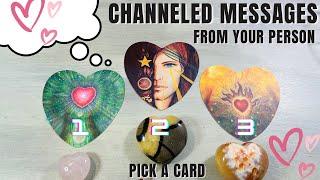 Channeled Messages from Your Person!   Pick A Card Tarot Card Reading