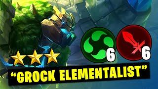 DIJAMIN BIKIN KESEL LAWAN - GROCK ELEMENTALIST! - Magic Chess Mobile Legends