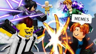 ROBLOX Strongest Battlegrounds Funny Moments (MEMES) 