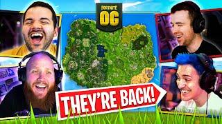  FORTNITE OG MAP W/ NINJA, DRLUPO, TIMTHETATMAN, AND COURAGEJD