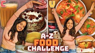 Eating In Alphabetical Order for 24 HOURS! (A to Z Food Challenge)