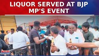 Karnataka: BJP MP K Sudhakar's Liquor Serving Event Draws Ire From Opposition | Breaking News