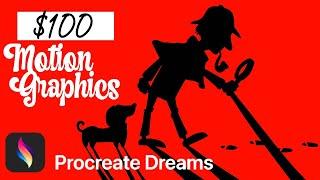 $100 Stunning Motion Graphics with Procreate Dreams in 10 Minutes