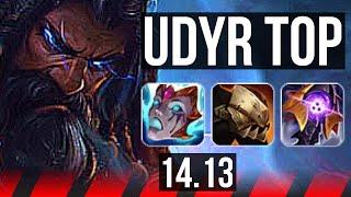 UDYR vs GWEN (TOP) | 6 solo kills, 11/2/8, Godlike, 500+ games | EUW Master | 14.13