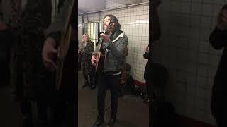 Hozier - Almost (Sweet Music) (Pop-up Show in NYC Subway)