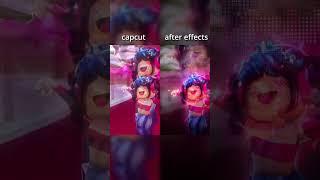 CAPCUT VS AFTER EFFECTS  #shorts