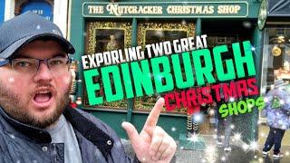 Exploring Two Great Edinburgh CHRISTMAS shops, MUST visit!!, VLOGMAS 2023