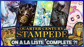 QUARTER CENTURY STAMPEDE -  On a la liste complète ?! (ou presque)