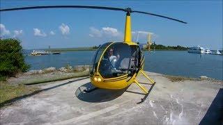 Helicopter Ride in a Robinson R44 -  Seafood Festival Morehead City, North Carolina - Oct 5, 2013