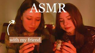 [subASMR] with my friend (whispering in Russian, tapping). our favorite things.