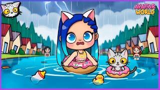 ️ The CLOUD FAMILY CAUSES FLOODS all over the city! - Storm in Avatar World 
