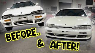 Un-crashing my S14 Silvia Part 2! (FULLY assembled!)