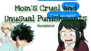 bnha/mha - texts | My Mom's Cruel and Unusual Punishments - TheOdd1sOut skit