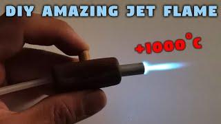 DIY free gas torch | Welding Gun | How to make jet flame