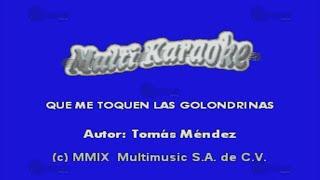 Que Me Toquen Las Golondrinas   Multikaraoke ► Éxito De Valentin Elizalde