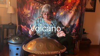 AS TEMAN 3rd Generation Handpan Volcano D Minor 10-Note | Free playing from Maria Calfa-DePaul