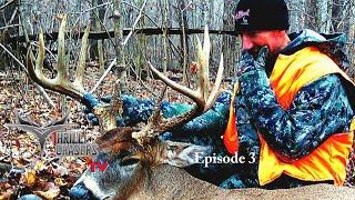 Giant Ohio Buck Down!!! SELF FILMED Ohio Rut. Thrill Chasers TV EP. 3